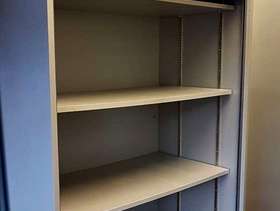 Freecycle Tambour door office cupboard