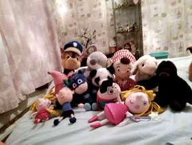 Freecycle Mixed soft toys