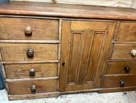 Freecycle Old pine dresser base