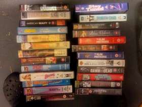 Freecycle Assorted VHS tapes