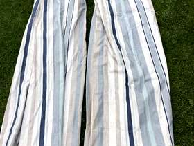 Freecycle Two pairs stripy Laura Ashley curtains