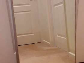 Freecycle Frameless Mirror on Wooden Backboard