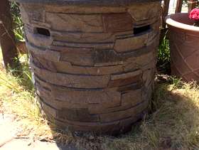 Freecycle Stripling Stone Propane Fire Pit Table