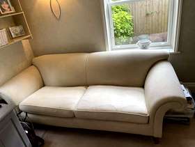Freecycle Cream sofa.