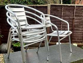 Freecycle Aluminium garden chairs