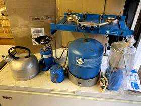 Freecycle Camping Cooker / bottle gas light
