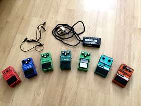 Freecycle Collection of effects pedals