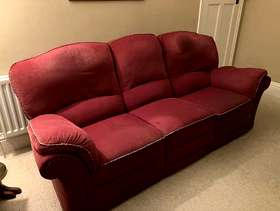 Freecycle Three-seat DFS sofa with two recliners
