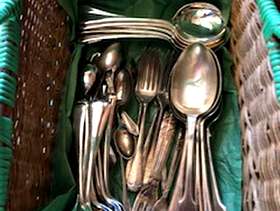 Freecycle Selection of silver cutlery
