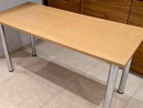 Freecycle Beech melamine desk