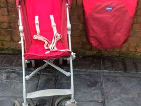 Freecycle Red 'Chicco London' folding pushchair