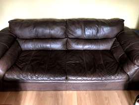Freecycle Leather Lounge Suite
