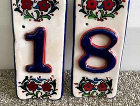 Freecycle Ceramic pottery house number 1 (8 has been collected)