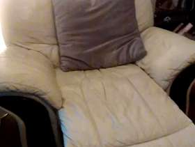 Freecycle 3 piece leather suite