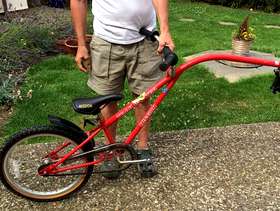 Freecycle Trailer bike - tag along