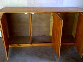 Freecycle Large pine cupboard