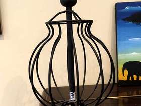 Freecycle 3 black metal IKEA lamp bases