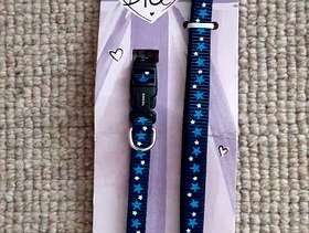 Freecycle New Dog Collar And Lead Set Ancol Blue Stars Collar