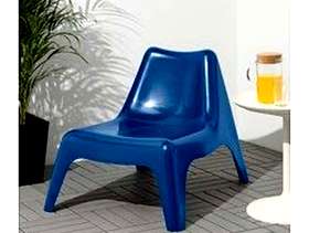 Freecycle Blue garden chair