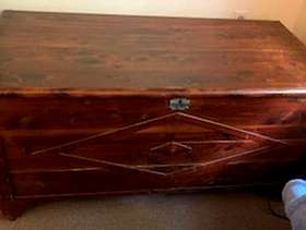 Freecycle Antique Cedar Blanket Chest