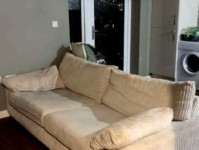 Freecycle Cream sofa