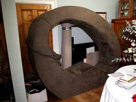 Freecycle Large (2m) contemporary circular chair from Holly Valance music video ...
