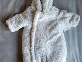 Freecycle Mothercare White snowsuit 0-3 months