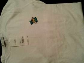 Freecycle Top man t shirt xs,slim chest,regular length. white