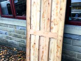 Freecycle Large solid pine door