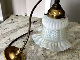 Freecycle Christopher Wray glass lamp shade