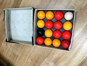 Freecycle Set of Full size Pool Table balls