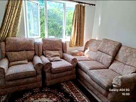 Freecycle Sofas (3seater and 2 arm chairs)