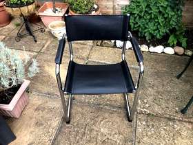 Freecycle Black Leather Type Chair