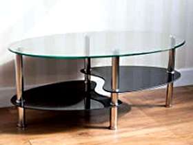 Freecycle Coffee table glass
