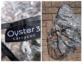 Freecycle Oyster 3 carrycot rain cover