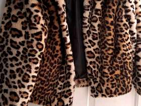 Freecycle Faux fur jacket