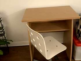 Freecycle Computer desk and chair
