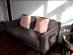 Freecycle 2 x 2 seater grey sofas