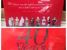 Freecycle Coronation Street 40 years hardback book