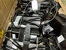 Freecycle Box of Laptop Chargers