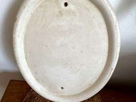 Freecycle Ceramic door plaque, ready for your own design, holes for ...