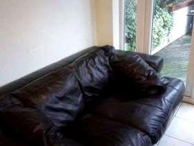 Freecycle 2 incanto Italian leather sofas