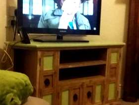 Freecycle TV Stand Oak