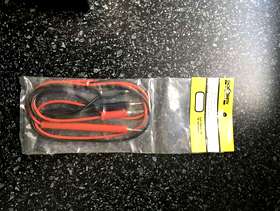 Freecycle Set of banana plug test leads for meter.