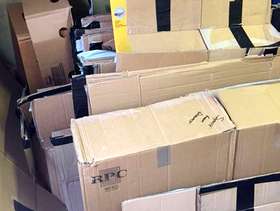 Freecycle Cardboard Boxes and packaging