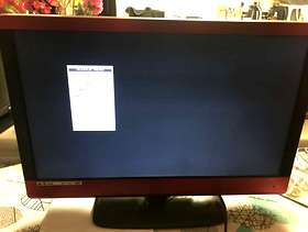 Freecycle Television and DVD player