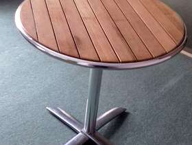 Freecycle Wood and metal folding table