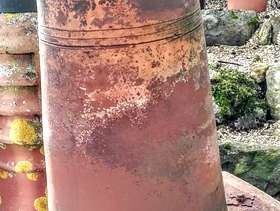 Freecycle Vintage terracotta chimney pot