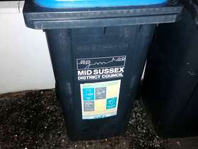 Freecycle Blue MSDC recycling bin