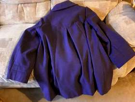 Freecycle 3/4 length jacket purple